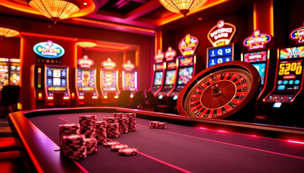 Experience the thrill of online gambling at https://xx88.pro/ with vibrant casino visuals showcasing poker, roulette, and slot machines.
