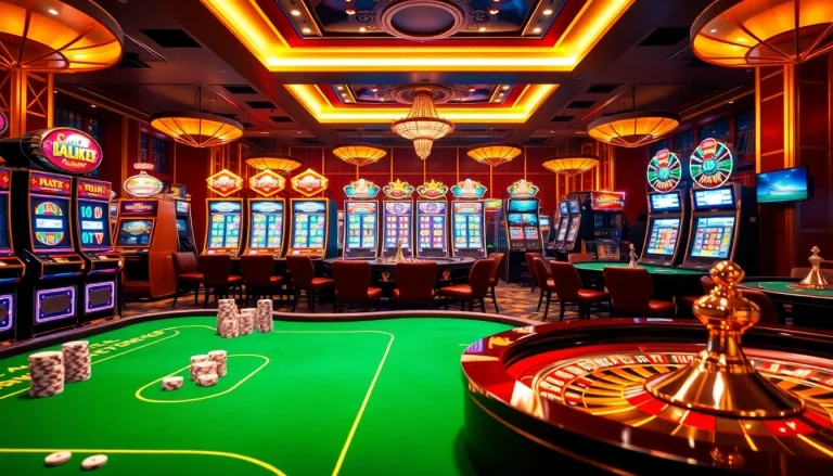 Experience the luxury of nohu90's casino with vibrant slots, poker tables, and roulette excitement.