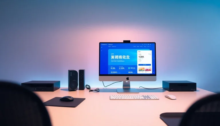 モダンなテック環境：スリムなデスクトップに表示されたマウスコンピューター クーポン画面。