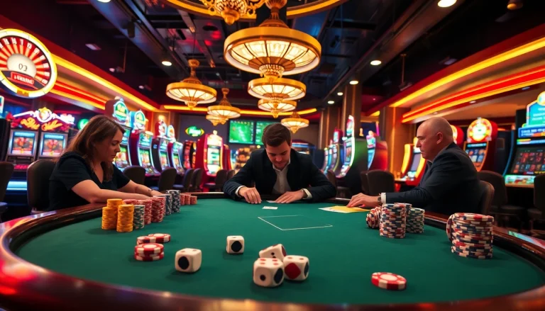 Elevate your gaming experience with the best casino strategies found in https://ecogreenbuilders.in/contact/ as players engage around a poker table.