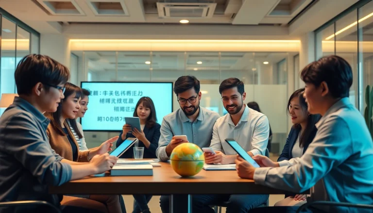 Real-time translation collaboration with 有道翻译 in a modern workspace.