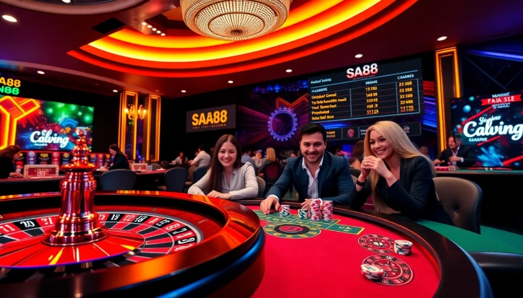 Experience high-stakes gaming with sa88 in a vibrant and exciting casino atmosphere.
