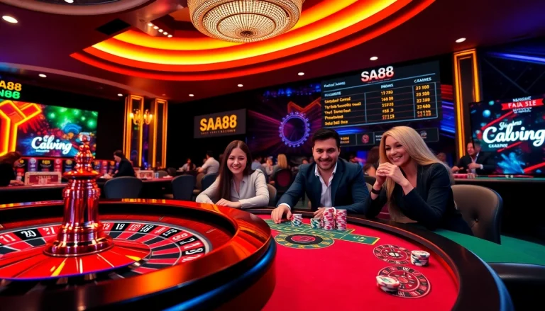 Experience high-stakes gaming with sa88 in a vibrant and exciting casino atmosphere.
