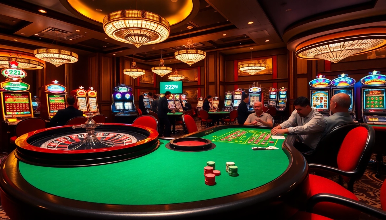 Engaging players at 222bd casino with thrilling slots and poker action.