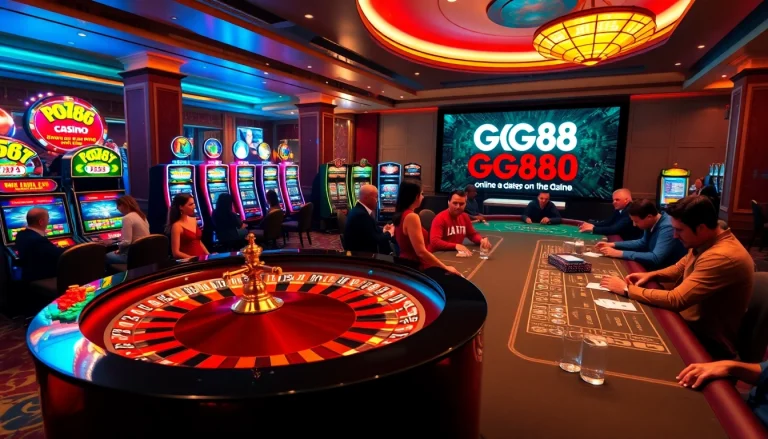 Experience thrilling gameplay at https://gg88.biz/ with vibrant casino tables and exciting games.
