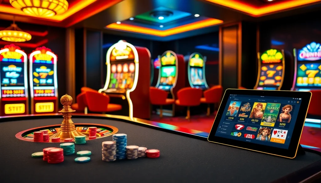 Engaging online gambling experience at kp88.com with vibrant table games and exciting slot machines.