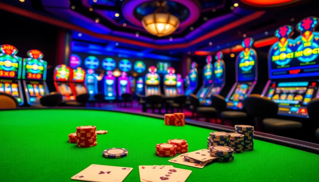 Experience thrilling k9k9 gambling at a luxurious casino with exciting poker and vibrant slot machines.