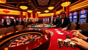 Experience the excitement of KKWIN VIN with vibrant casino tables and dynamic gameplay.