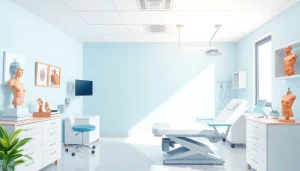 専門的で思いやりのある医療クリニック環境を示す、包茎手術 おすすめの相談室の画像