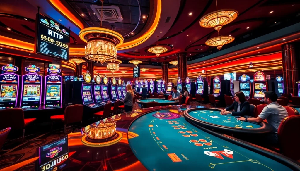 Experience the thrill of casino gaming with naga169 resmi, featuring luxurious slot machines and vibrant ambiance.