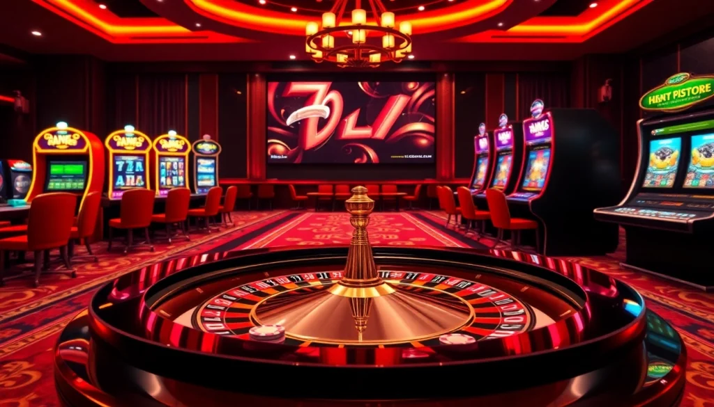 Engage with thrilling casino action at https://mmoo.de.com with vibrant poker chips and a luxurious roulette table.