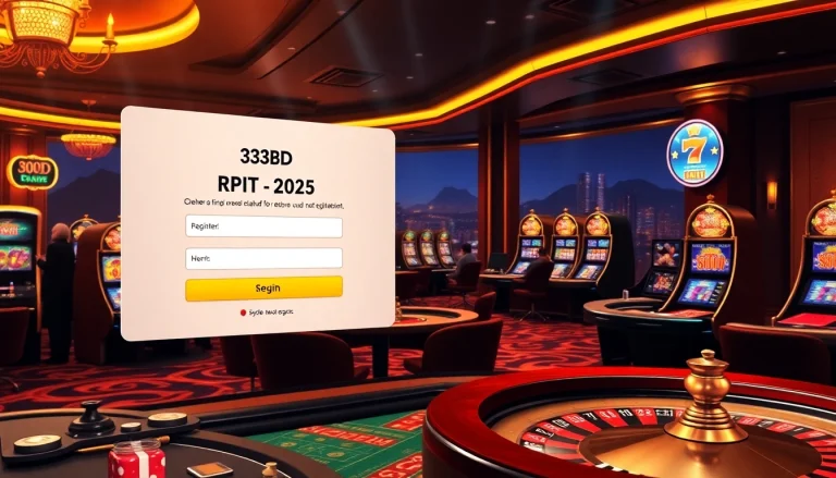 Register effortlessly at 33BD while enjoying exciting casino games in a luxurious atmosphere.