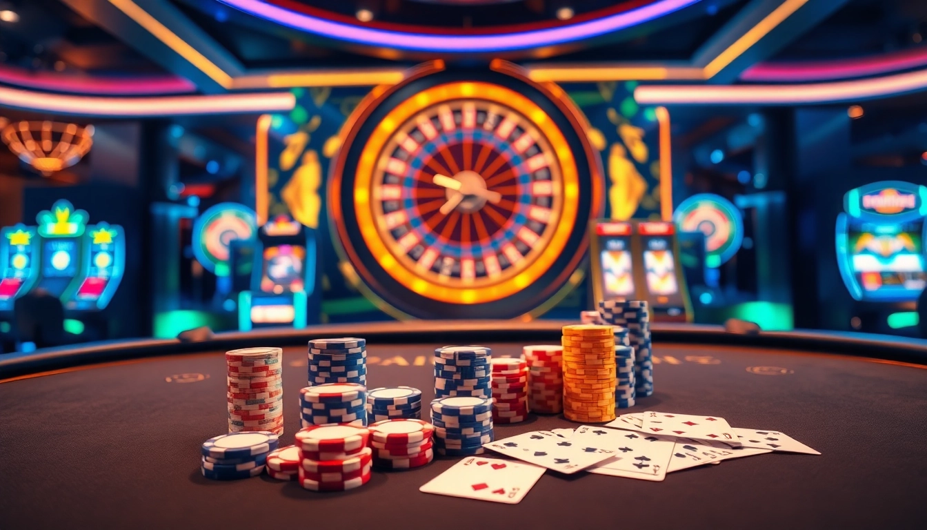 Vivez une action de casino en ligne palpitante avec des tables de poker luxueuses et des machines à sous vibrantes.