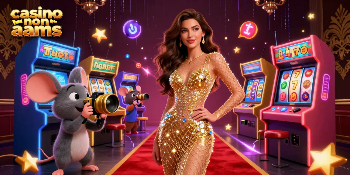 Vivi un'esperienza di gioco emozionante ai casinò non AAMS con una scena glamour di personaggi 3D e elementi arcade.