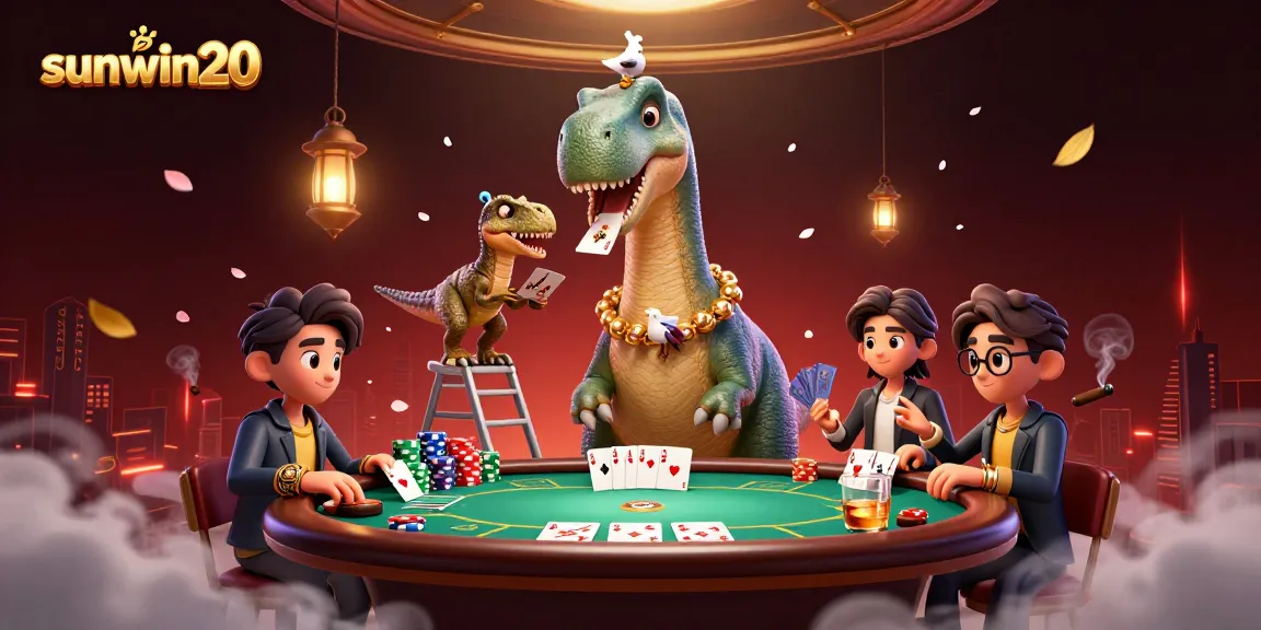 Experience thrilling gameplay with sunwin20 at the exciting poker table, where players strategize for victory.