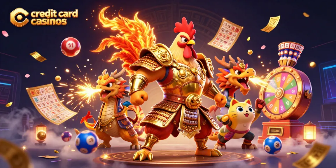 Experience thrilling gameplay at credit card casinos with vibrant characters and dynamic game elements