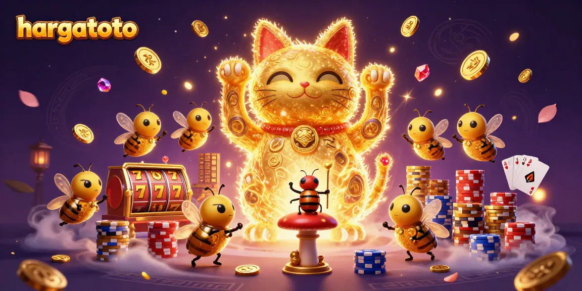 Engage with hargatoto's thrilling gaming world filled with vibrant symbols and lucky elements.